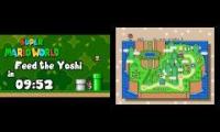 Super Mario World dotsarecool (Feed the yoshi) vs. Akisto (11 Exit)