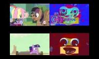 Sparta Remix Quadparison 5 My Little Pony vs Klasky Csupo