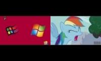 pony vs Windows red zone (mlp+Microsoft)