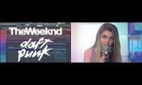 The Weekend Ft. Daft Punk - Starboy Mash Up Ft. (Jada Facer, Tyler Ward & Dylan Tallcheif)