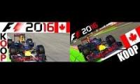 F1 2016 KOOP Saison 2 #7 – Montreal, Kanada DaveGamin, bazman