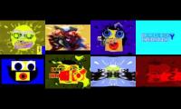 all 8 klasky csupo logo effect at the same time