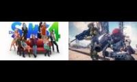 Sims 4 Theme Song/Destiny E3 Trailer Mashup