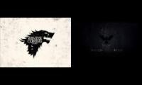Game of Thrones combined soundtracks House Stark & The Night's Watch