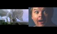 Godzilla vs Benny Hill