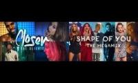 Shape Of You + Closer HUGE MASHUP