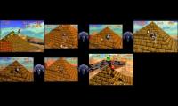 SM64 ALL Shining Inside The Ancient Pyramid Strats+Talon Backup Comparison
