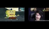 Spongebob nt vs Markiplier (sparta remix)