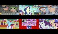Fairly Oddparents vs My Little Pony Sparta Remix Sixparison
