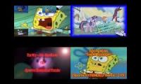 SpongeBob vs My Little Pony Sparta Remix Quadparison 2017 (My Version)