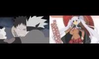 Kakashi vs Obito With SK Music