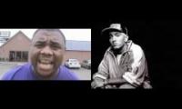 Angry slim shady starbucks rant  vs black man