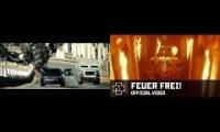 transformers highway scene rammstein feuer frei