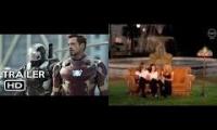 Cap civil war trailer 3 friends theme