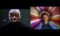 3rd and 6th doctors title sequences combined