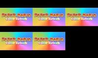Paper Mario Color Splash - All Roy Battles Variations Played at Once