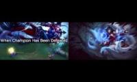 Russian Vayne and japanese Ahri dying