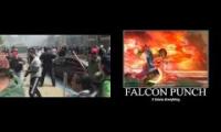 AntiFa woman gets falcon punched