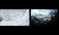 Skyrim atmospheres + Arctic winds sound effects