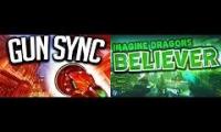 Imagine Dragons - Beleiver - Double Gun Sync