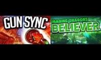 Imagine Dragons - Beleiver - Double Gun Sync