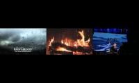 Rainy Mood + Bygone Days + Fireplace!