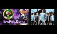 SCREAMO PIXEL BATTLE Luigi vs Donald Duck