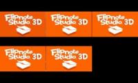 Flipnote 3D Title Screen ALL VERSIONS