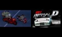 Initial D Akira Mashup