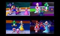 Zephiel810 Mario Party Star Rush: Toad Scramble Quadparison.