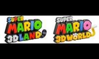 Super Mario 3D Land & Super Mario 3D World - World Clear Mashup