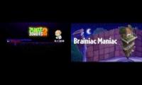 pvz 2 brainiac maniac vs modern day