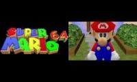 Thumbnail of The Simpsons SUPER MARIO 64 couch gag