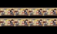 synchronized laughing
