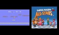 Super Mario Bros Bonus Theme (NES vs SNES)