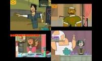 total drama sparta quadparision