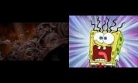 lionsgate horror logo scares spongebob