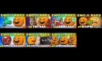 7 Emoji raps playing at the same time