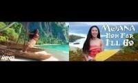 Moana: How far I'll go: Original vs IRL Comparison