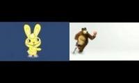 masha and the bear mix happy tree friends