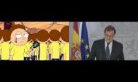 Evil Rajoy on 1-O speech