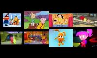 All of 8 tv shows played at once