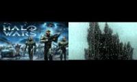 halo wars menu multiplayer music rain hitting window sound