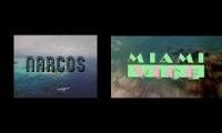narcos y miami vice combinado