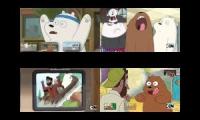 We Bare Bears Has a Sparta Quadparison