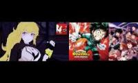 "You Say Run" goes with everything - RWBY (Team RWBY vs Roman) (Videos work)