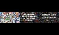 ALL JIM DAILY 92 ENGLISH TEAMS SONG PLAYED AT ONCE