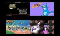 Multiple Oggy and the Cockroaches Intros