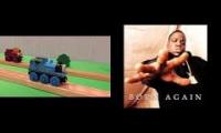 Thomas the Tank Engine stunts with soundtrack "Come on" by Biggie Smalls