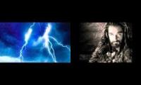 The Peaceful Hobbit and Thunder mashup